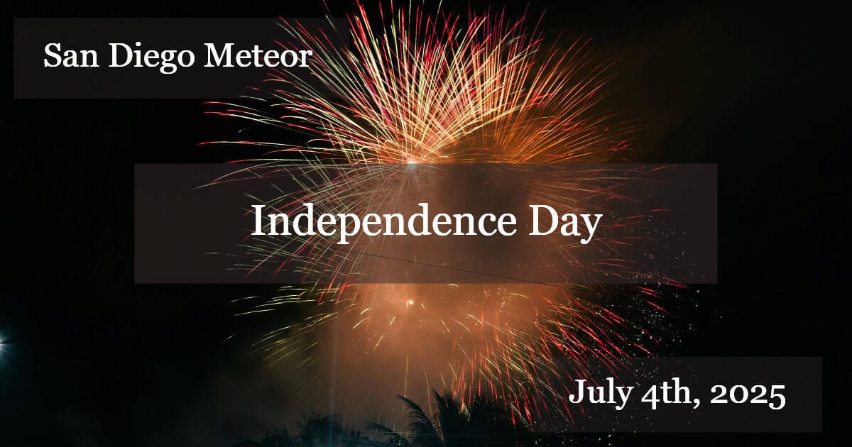 ☄️4th of July Weekend in San Diego: 30+ Fireworks Shows and Parades across the County