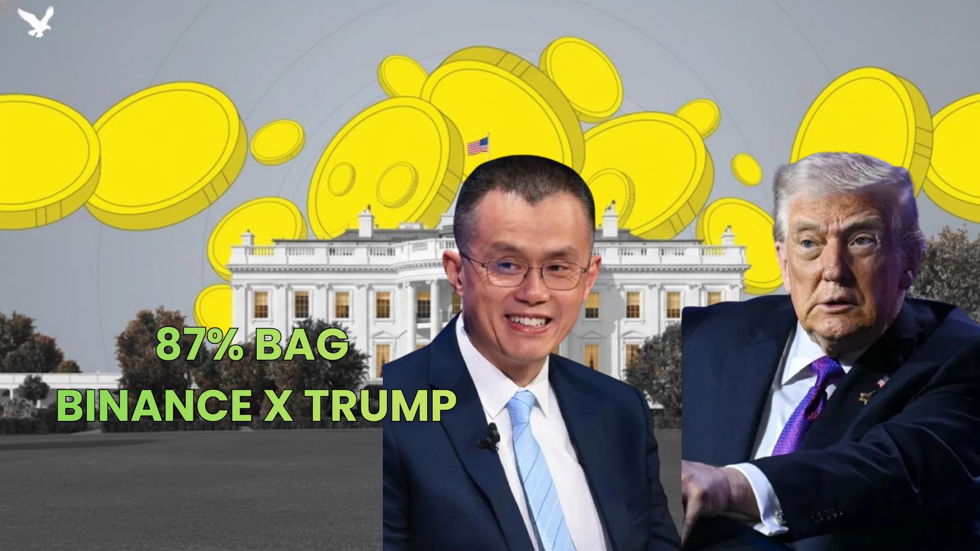 🤯 87% Bag: Binance x Trump