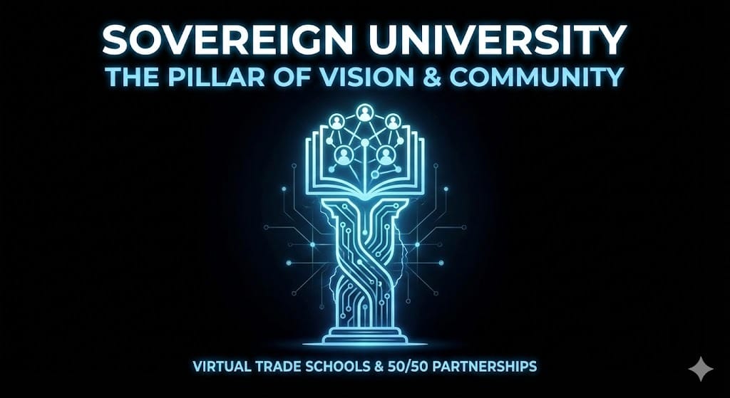 Sundays are for vision (and I am building virtual trade schools as a public service to ALL).