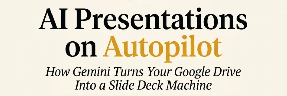 AI Presentations on Autopilot