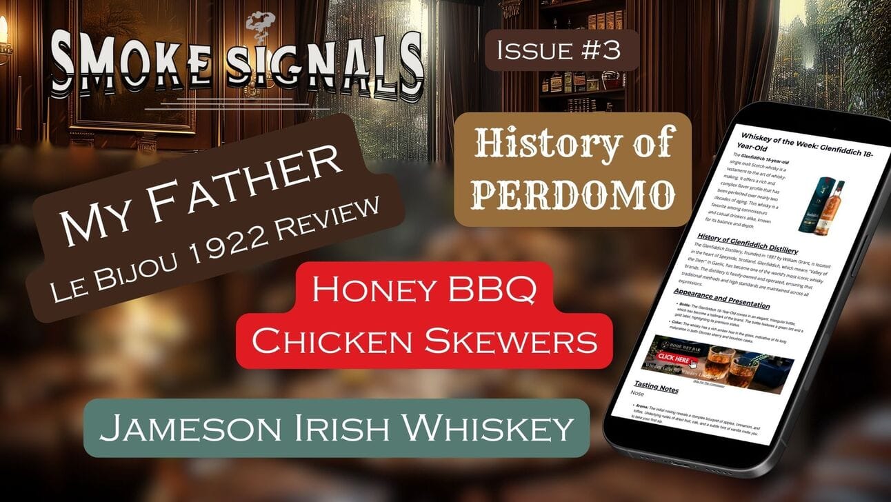 Cigars- Whiskeys - BBQ   July 4th Newsletter