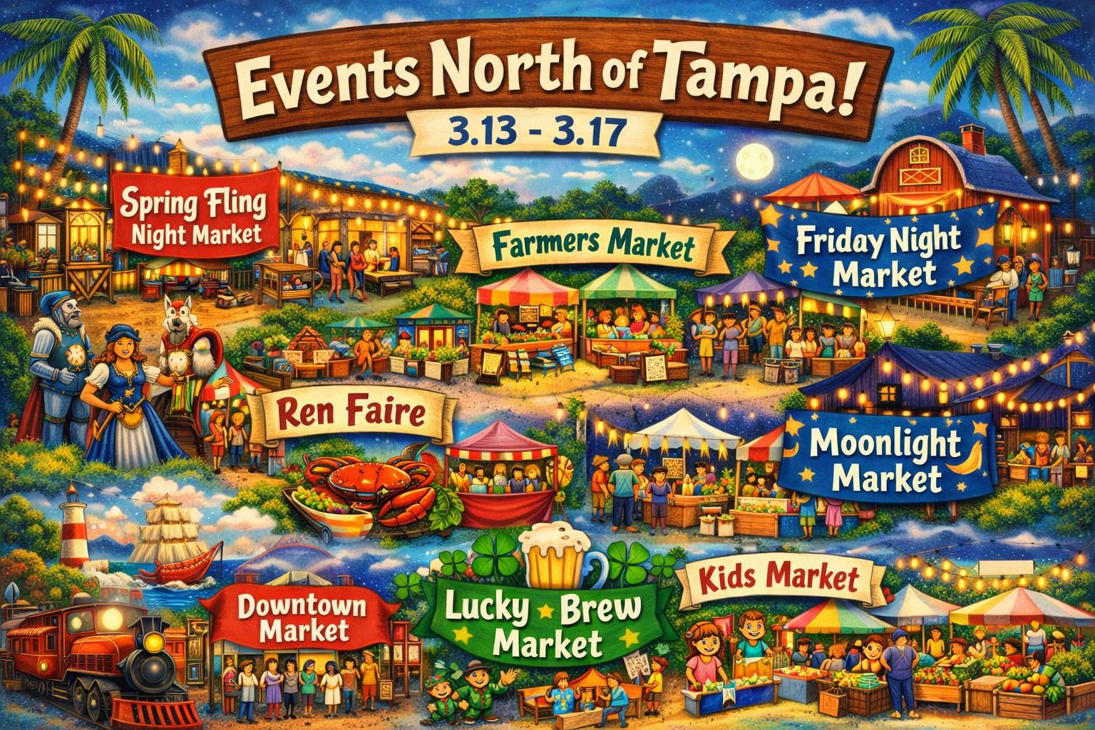 🎉 North Tampa Buzz Events 3.13 - 3.17