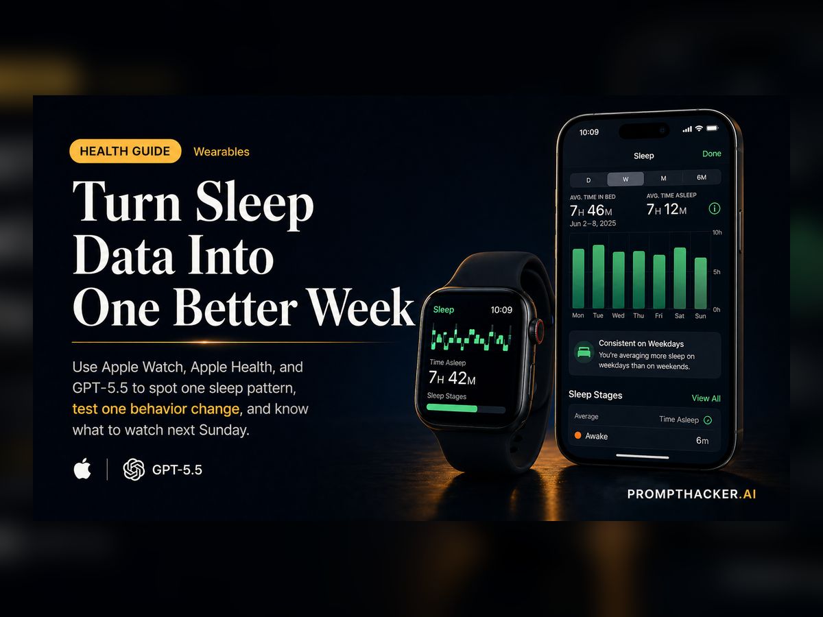 Turn Apple Watch Sleep Data into One Better Week with GPT-5.5