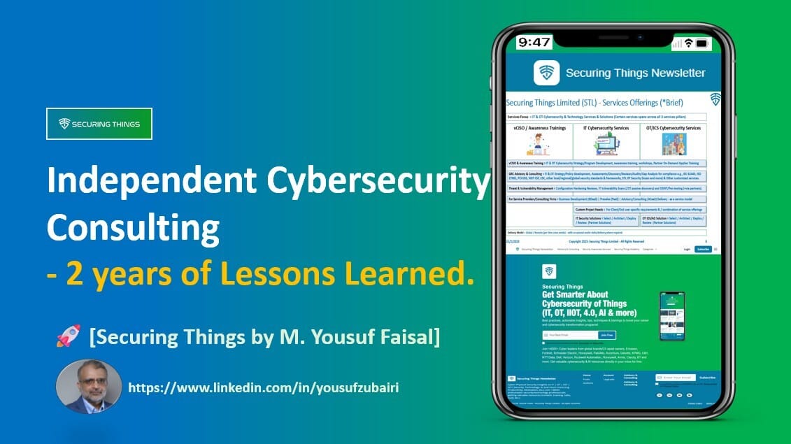 Independent Cybersecurity Consulting - 2 years of Lessons Learned