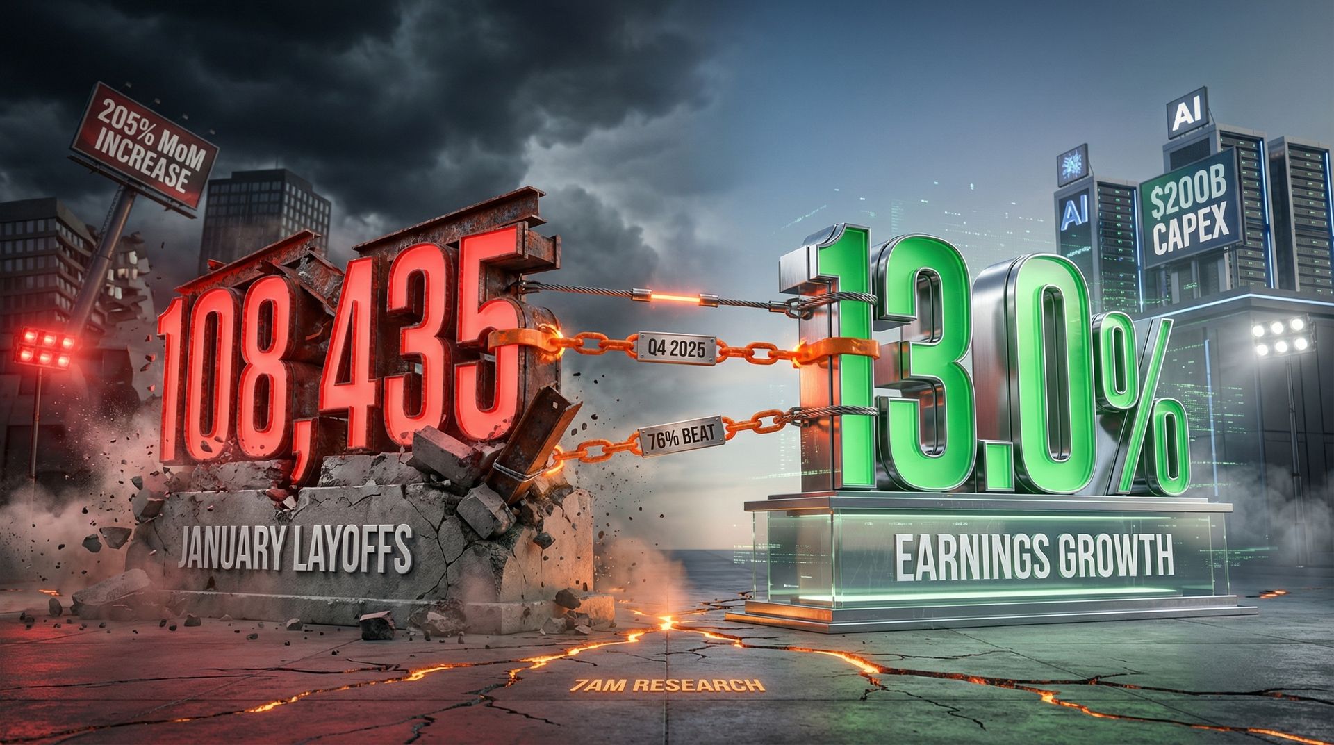 Record Layoffs in January, Record Earnings in Q4: The 2026 Divergence Smart Money Is Trading