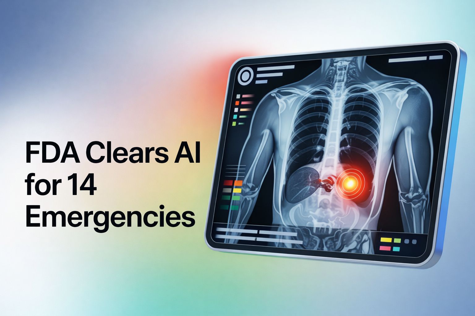 🩻FDA Clears Triage AI for 14 Abdominal Emergencies