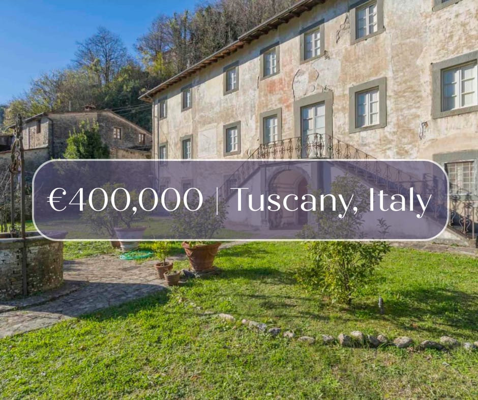 17th-Century Tuscan Manor Awaiting Its Next Chapter