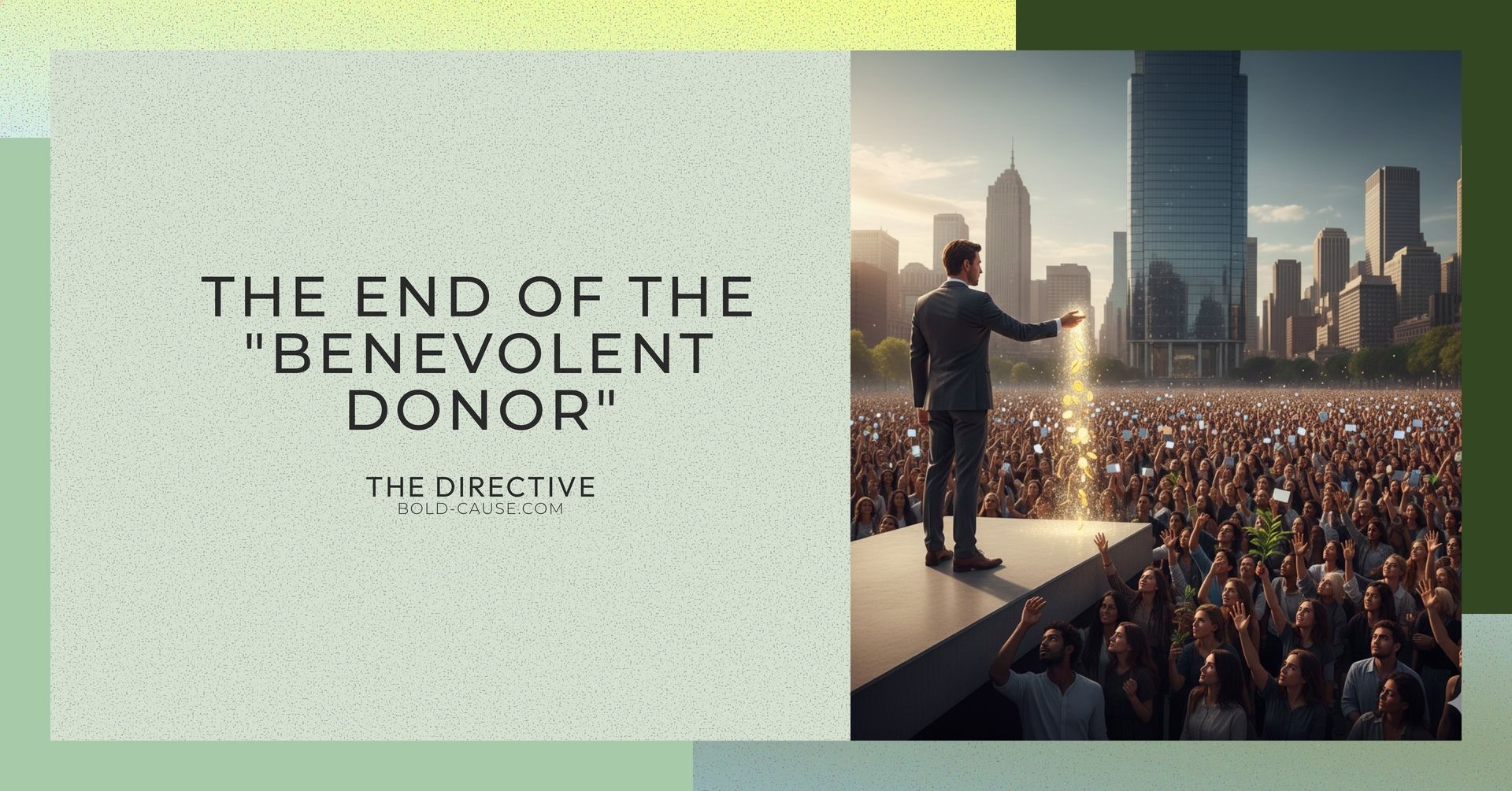 The End of the "Benevolent Donor"