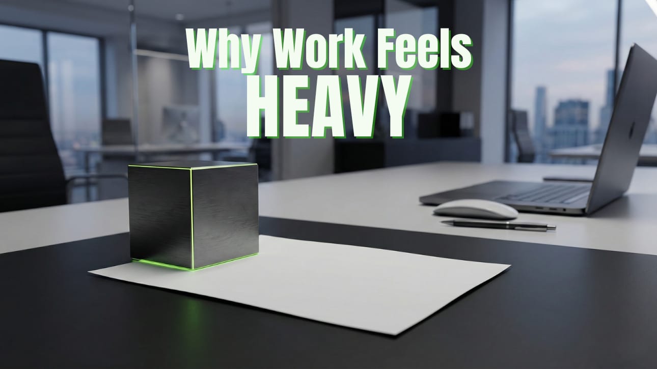 Why work feels heavy