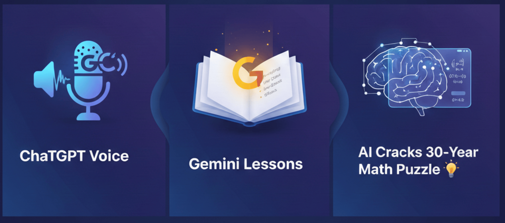ChatGPT Voice, Gemini images, and an AI that cracked a 30-year math puzzle 🧠