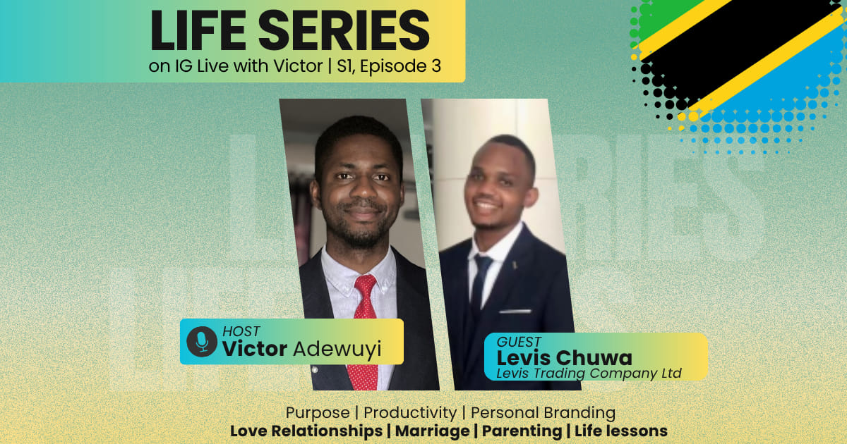 Start with what you have - Levis Chuwa