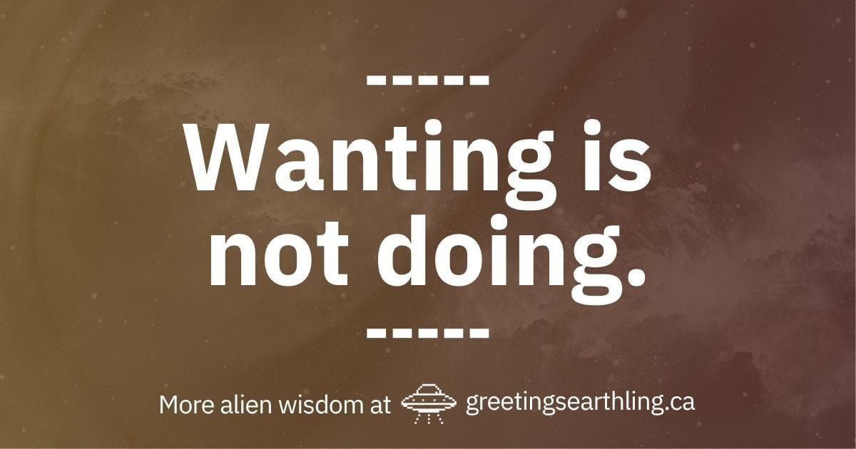 Transmission 017: Stop planning and start moving