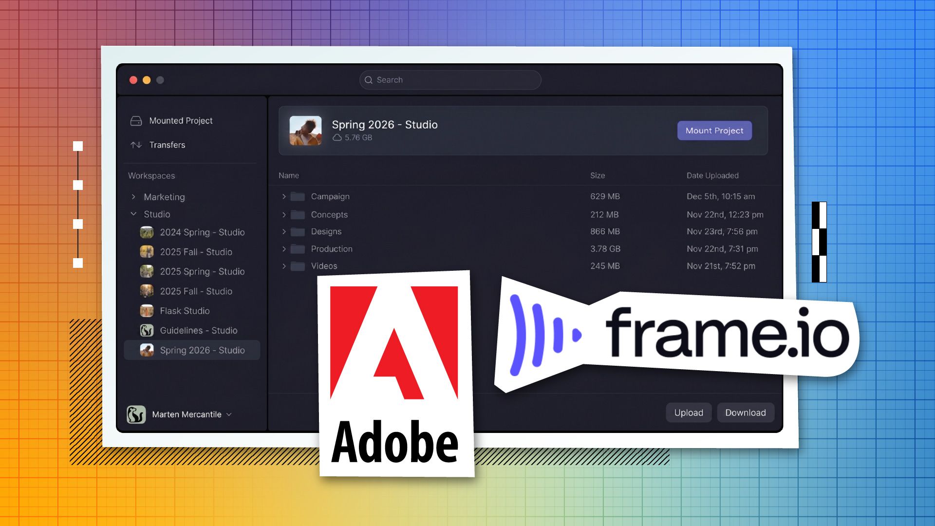 Frame.io Drive Mounts Cloud Projects to Your Desktop, Streams Media on Demand