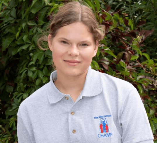 Calgary teen leg amputee credits The War Amps with helping her keep up with her brothers