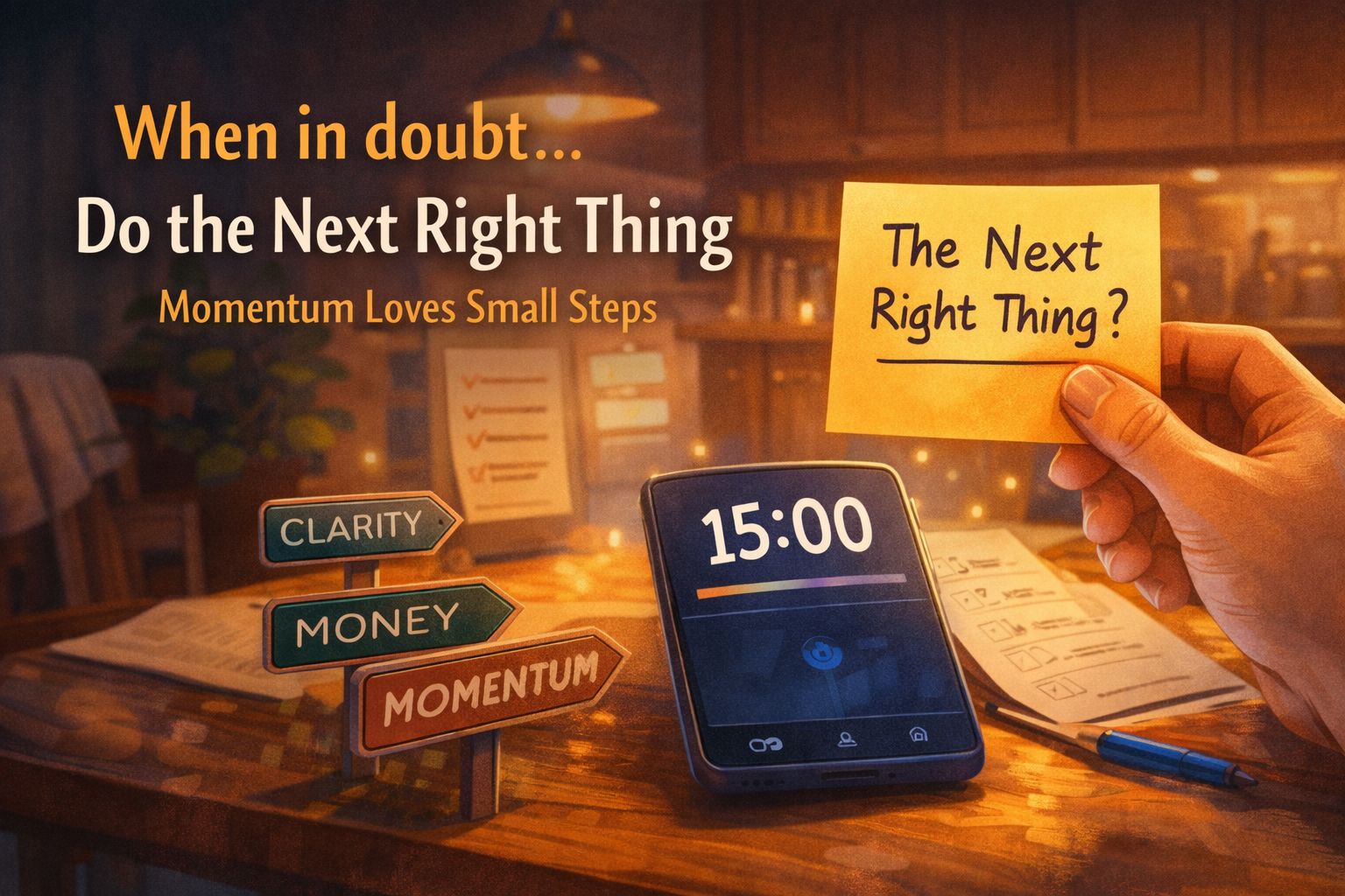 WHEN IN DOUBT, DO THIS NEXT