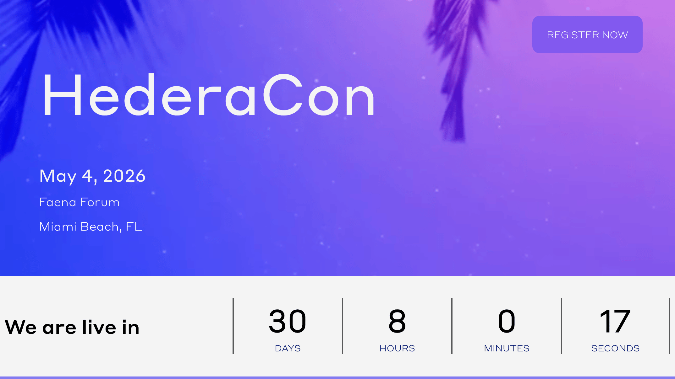 HederaCon Miami announcement