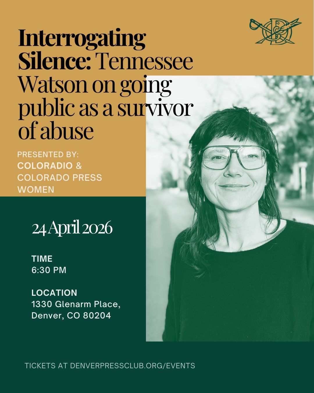 Reminder: Tennessee Watson on April 24