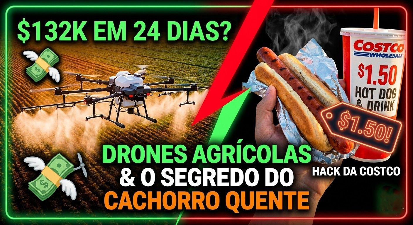 F-YOU MONEY - Drones de $132k e a Engenharia do Carrinho de Compras