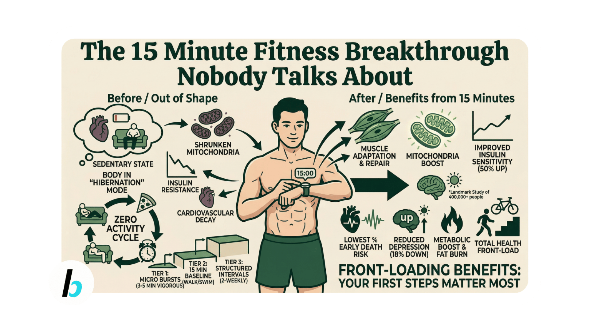 BusyBits #237: 15 minutes a day cuts your death risk by 14%