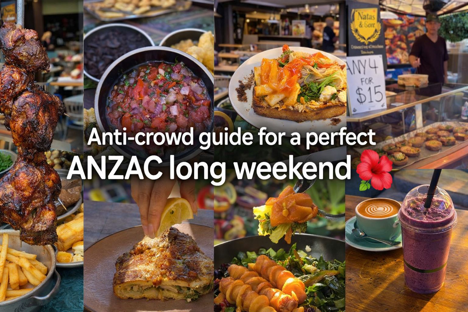 Anti-crowd guide for a perfect ANZAC long weekend 🌺