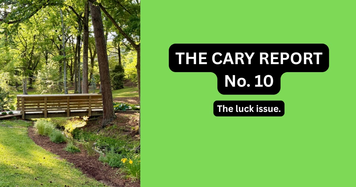 THE CARY REPORT - No. 10