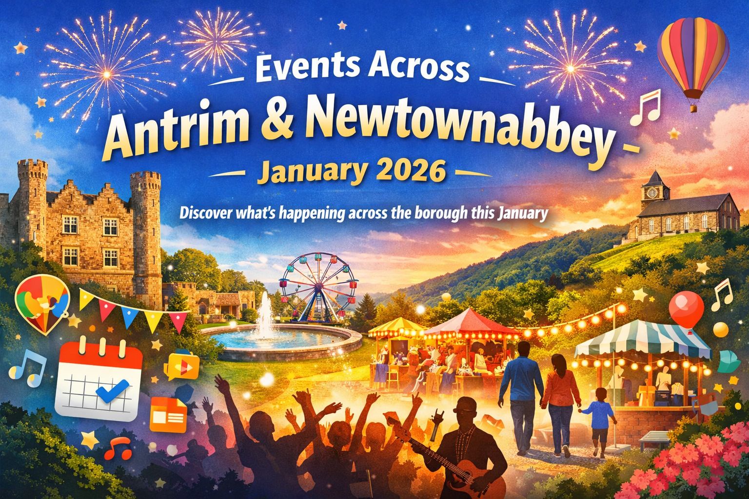 January 2026: Events Taking Place Across The Borough Of Antrim & Newtownabbey