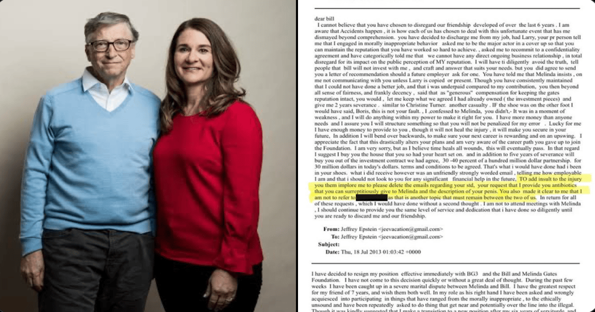 Bill Gates’ Epstein Emails Ignite Sick New Scandal