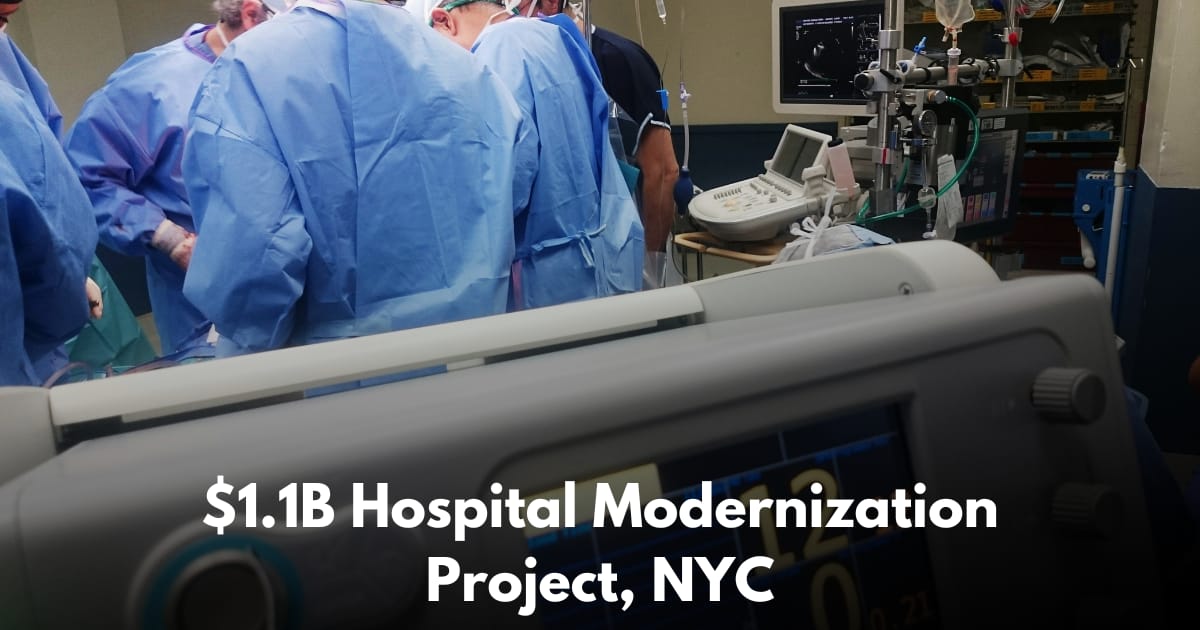 New York's SUNY Downstate Advances $1.1B Hospital Modernization Project