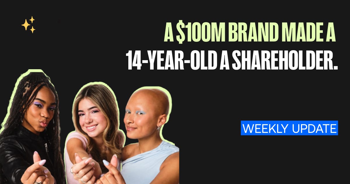 A $100M Brand Just Made a 14-Year-Old a Shareholder