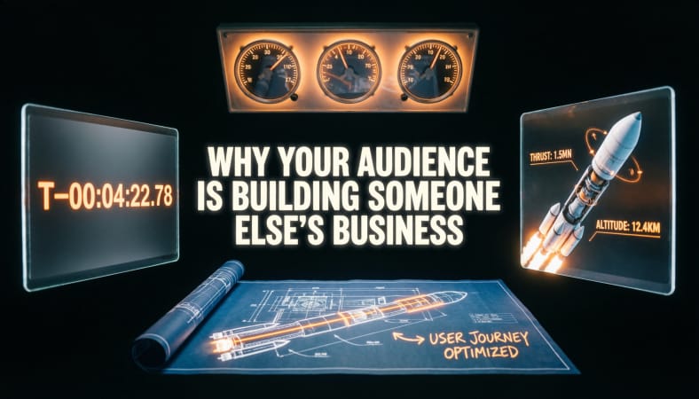 WHY YOUR AUDIENCE IS BUILDING SOMEONE ELSE'S BUSINESS