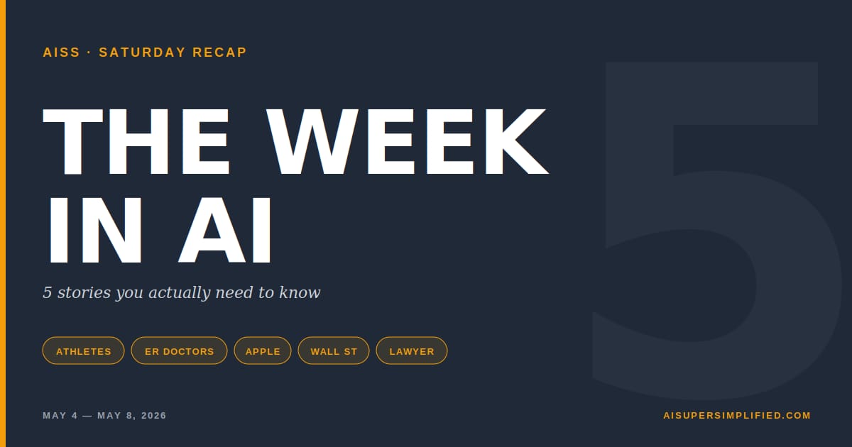 The Week's Biggest AI Stories
