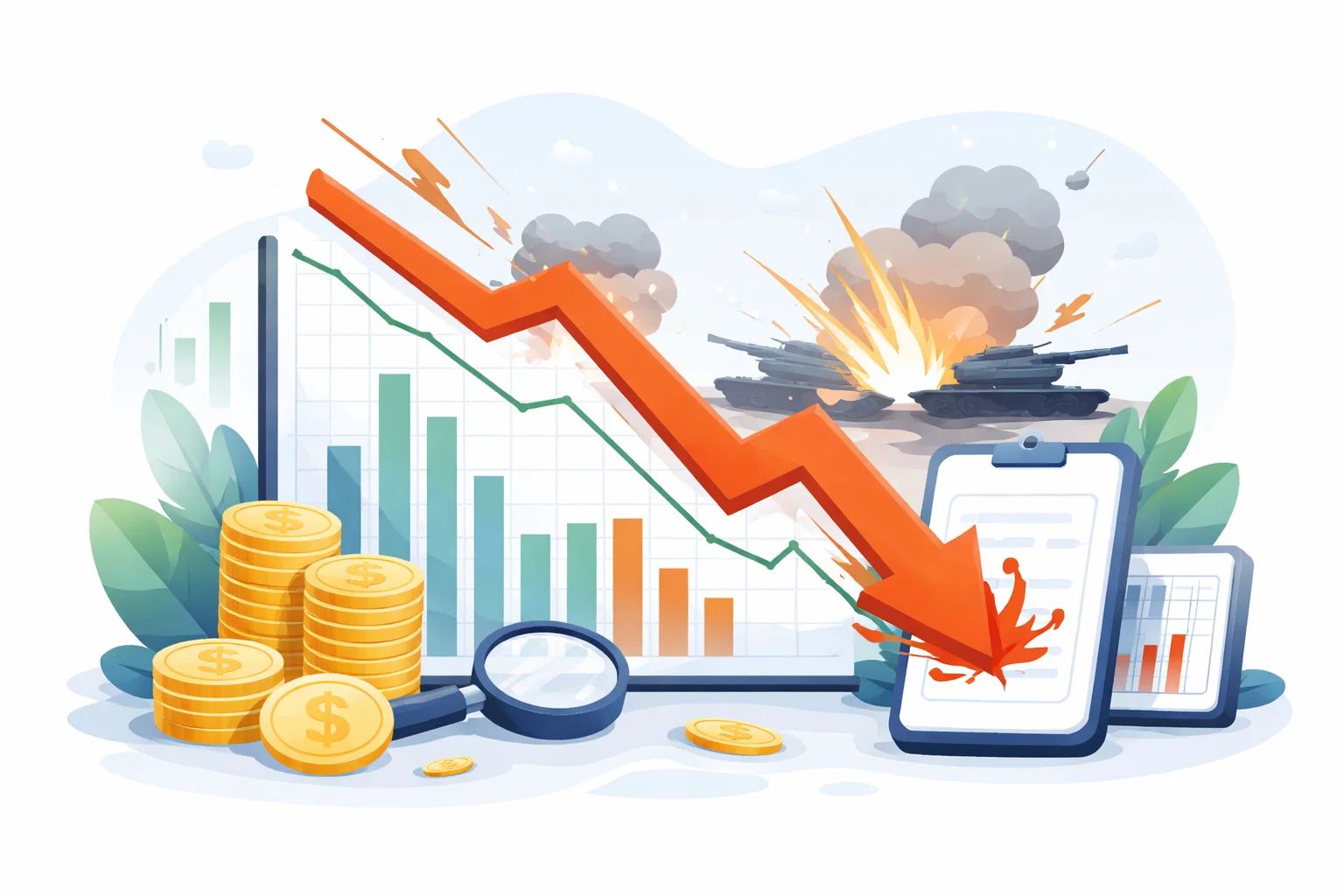 War Risk Is Moving From Oil To Finance