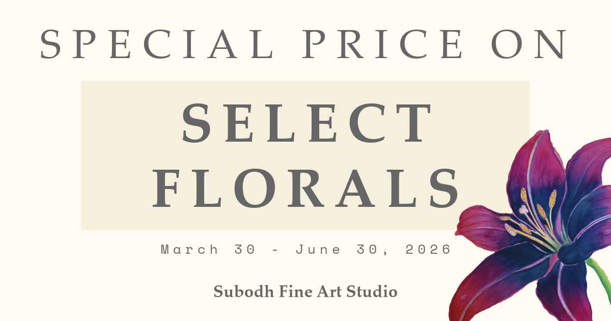 Happy Easter! Welcome Spring with Special Prices on Floral Originals and Prints