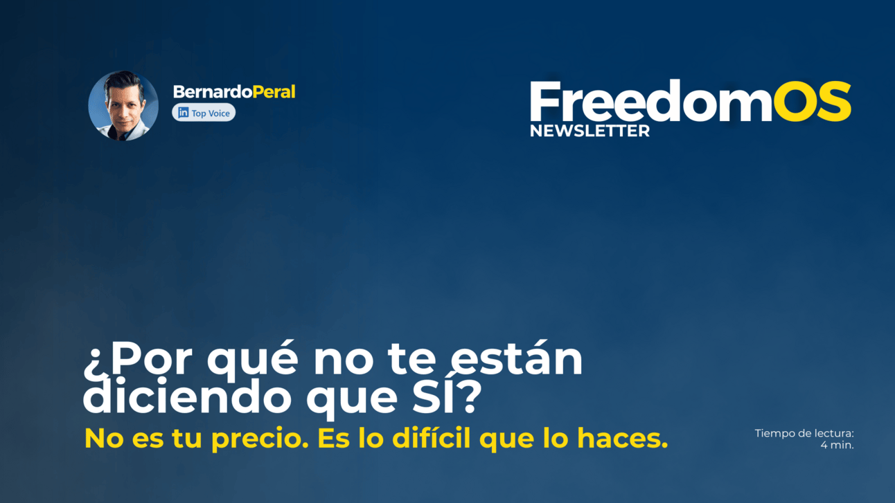 ¿Por qué no te están diciendo que SÍ?