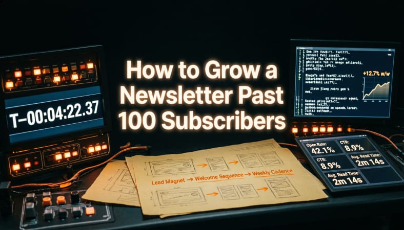 How to Grow a Newsletter Past 100 Subscribers