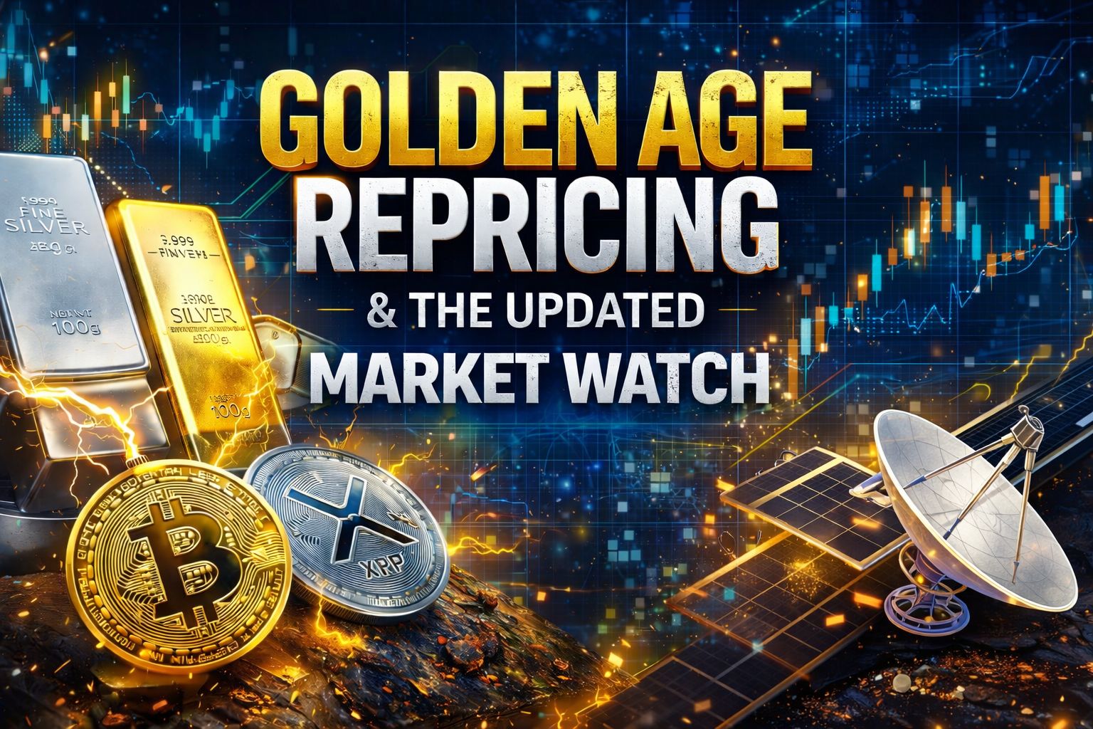 🏛️ The Golden Age Repricing: Metals Lead, Markets Wobble, Crypto Tests Support