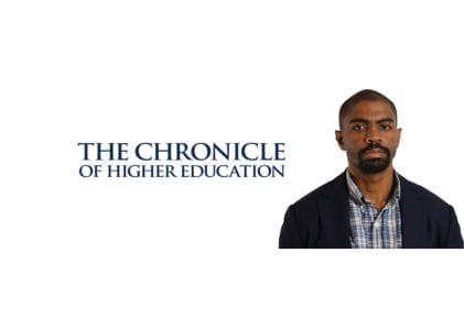 New interview: Daarel Burnette, The Chronicle of Higher Education