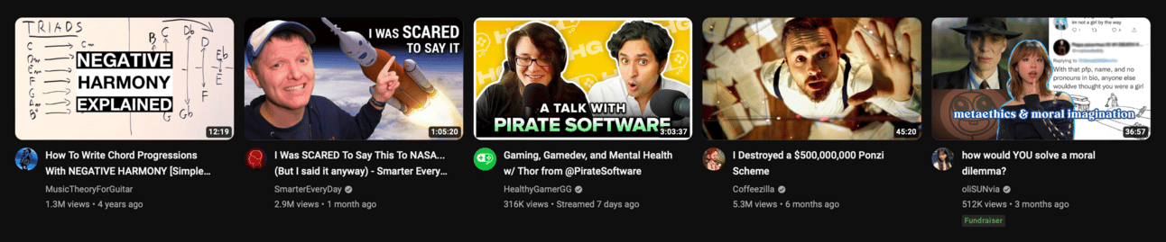 5 Inspiring YouTube Channels