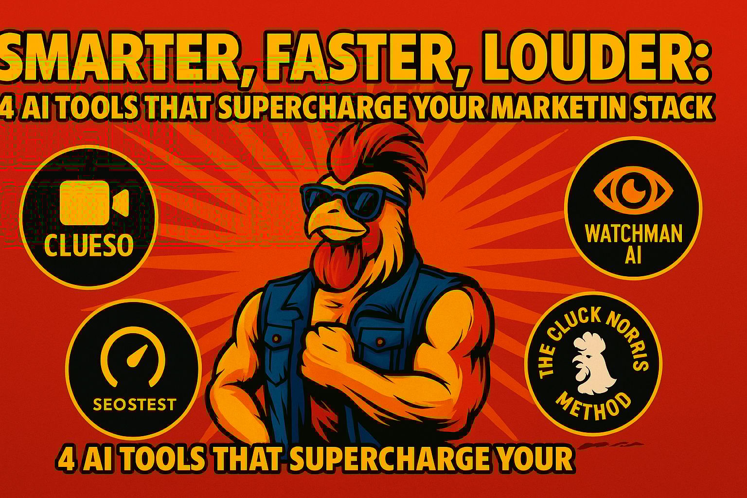 🎯 Smarter, Faster, Louder: 4 AI Tools That Supercharge Your Marketing Stack