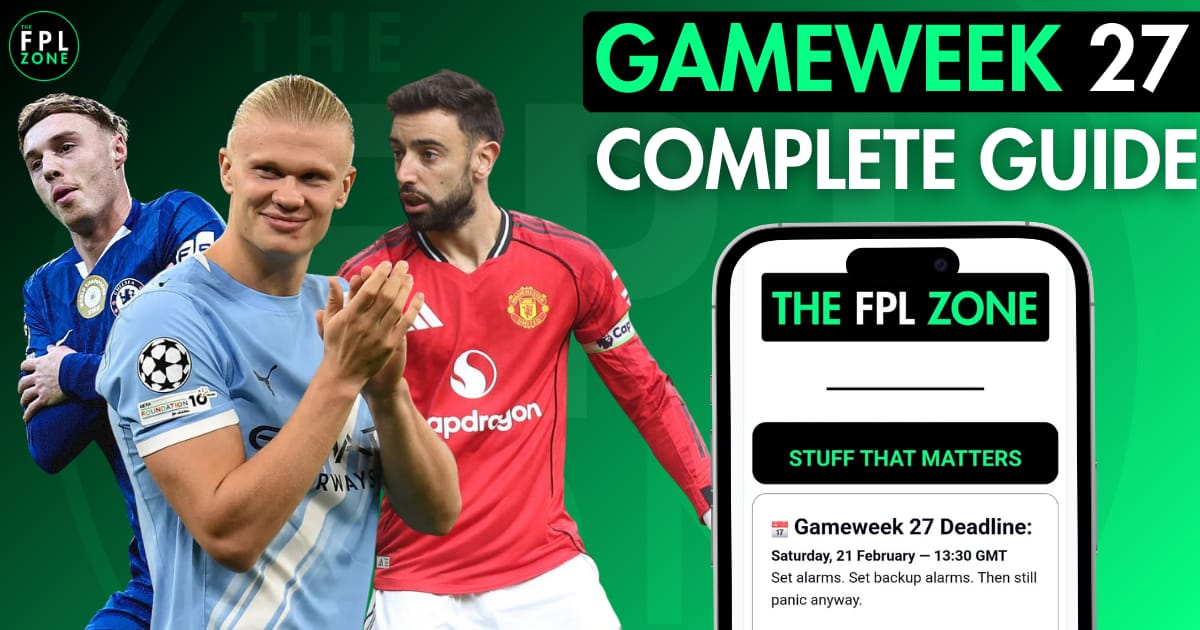 GW27 Preview: You’re Probably Captaining The Wrong Player