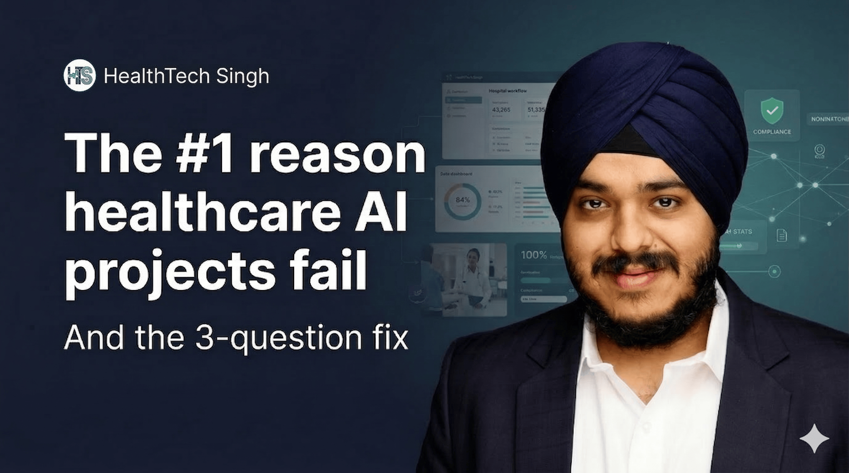 The #1 reason healthcare AI projects fail (and a 3-question fix)