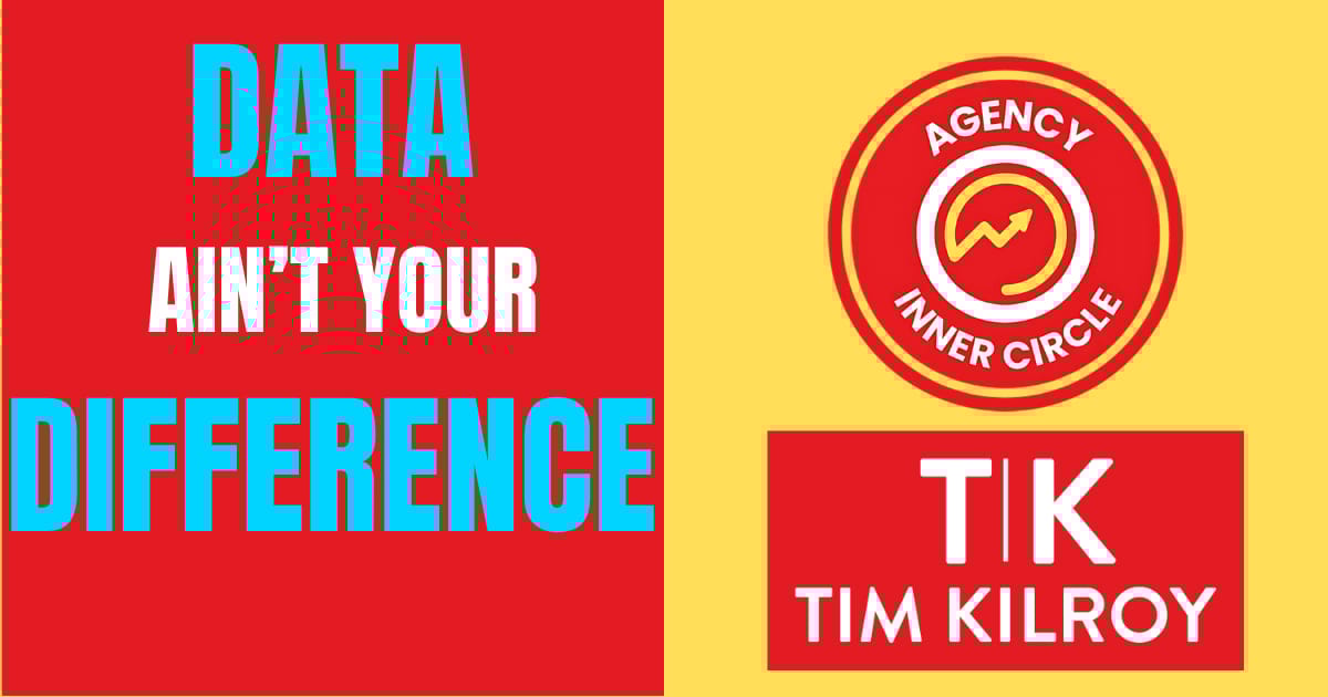 Data Ain't Your Differentiator - Really