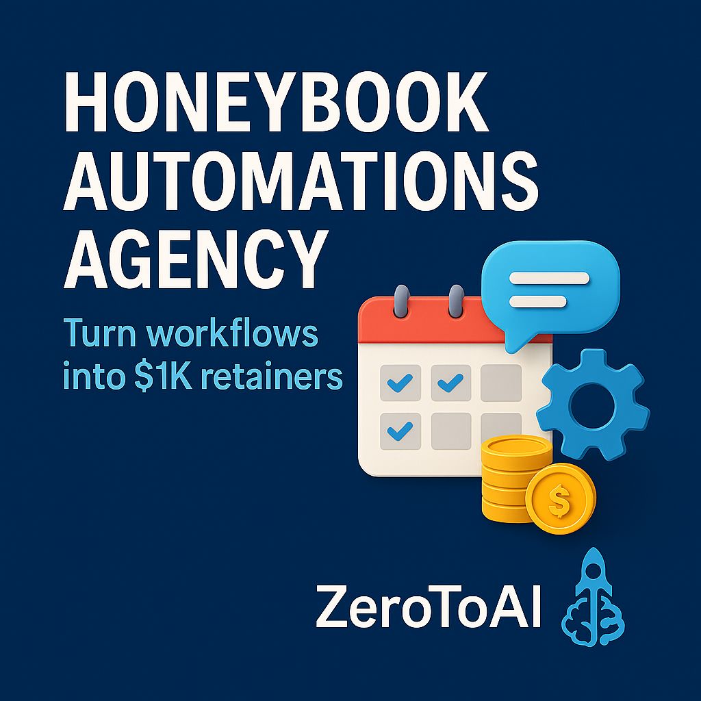 đ¤ HoneyBook Automations Agency: Build $1K Retainers Designing AI Workflows