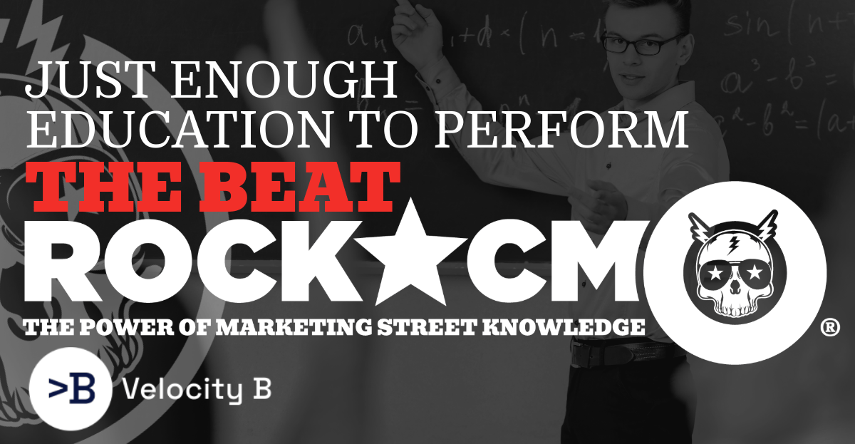 Just Enough Education to Perform