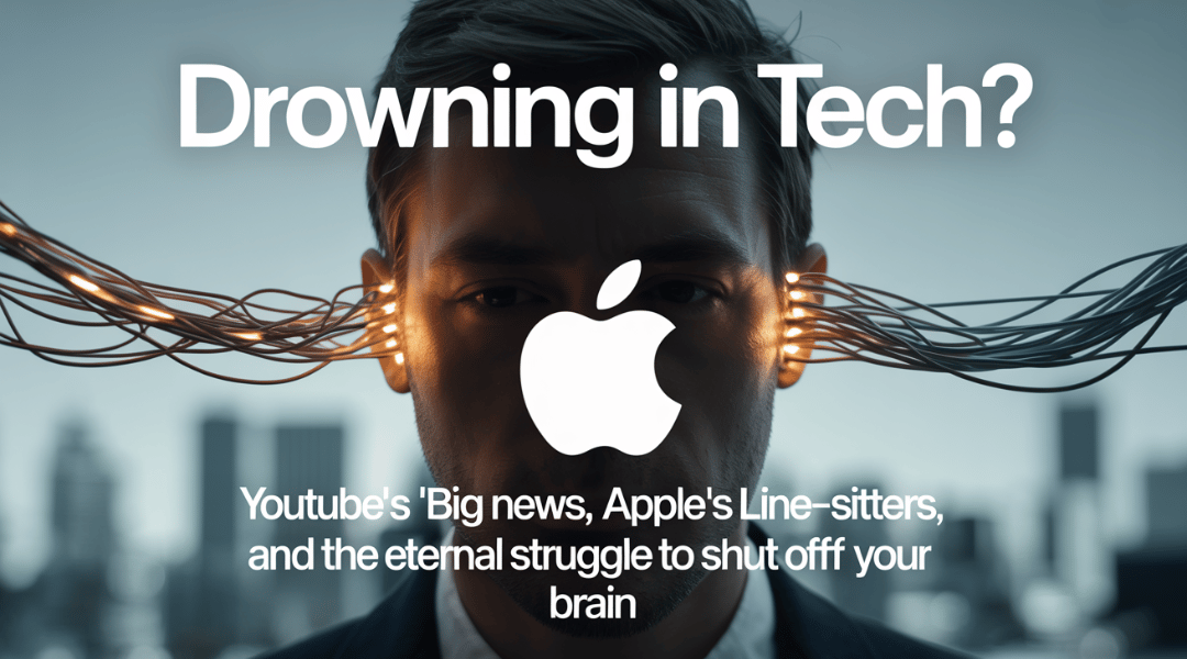 YouTube’s “Big News,” Apple’s Line-Sitters, and the Eternal Struggle to Shut Off Your Brain