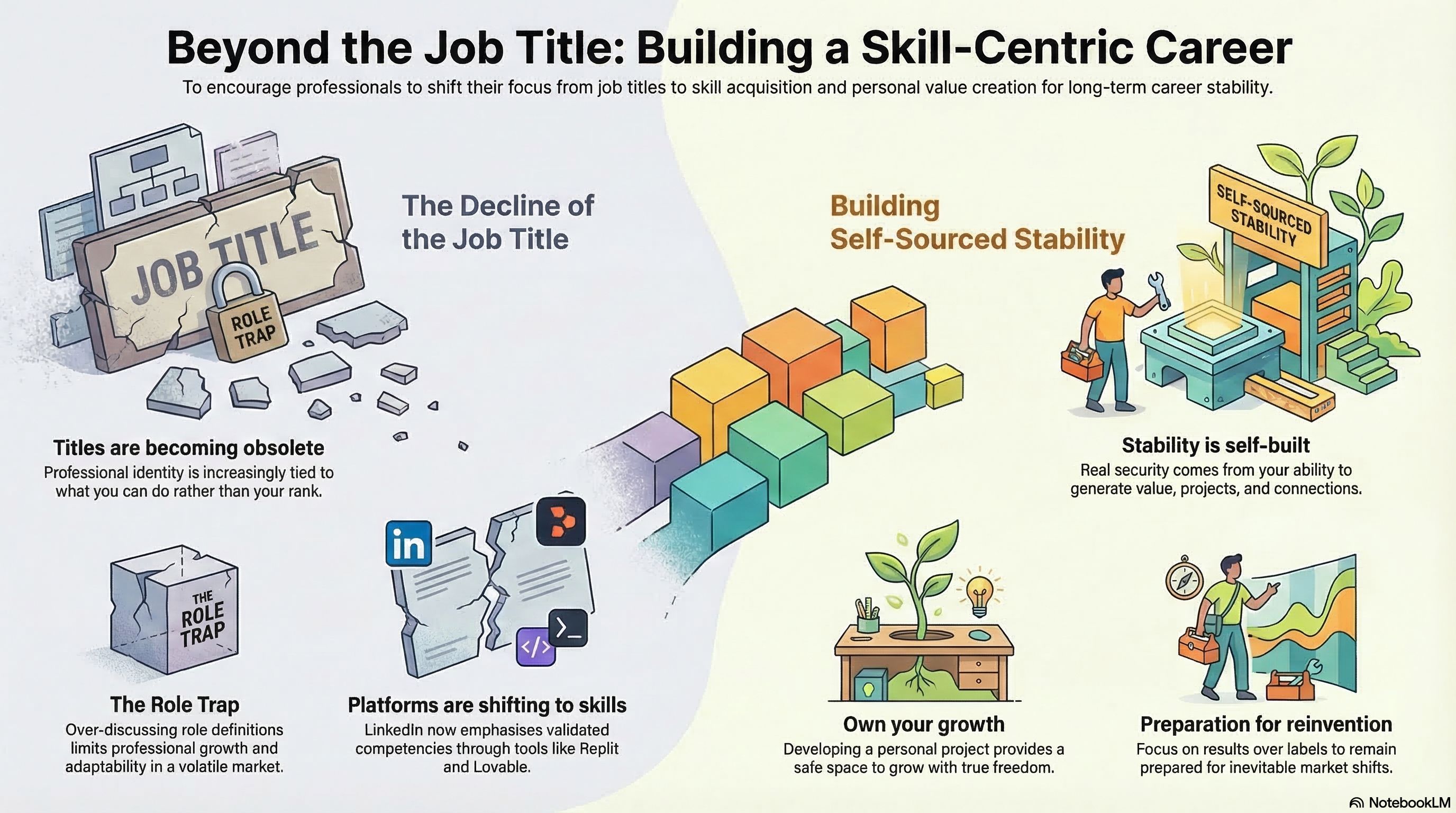 Construye habilidades NO títulos
