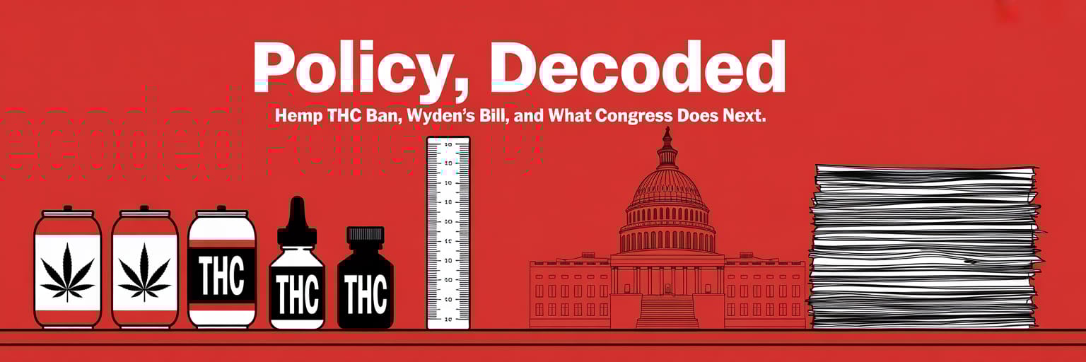🧪 Hemp THC Ban, Wyden’s Cannabis Bill, And What Congress Does Next