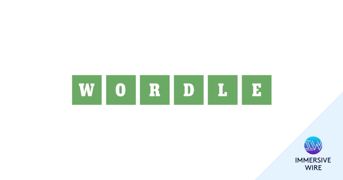 Why is Wordle in VR?