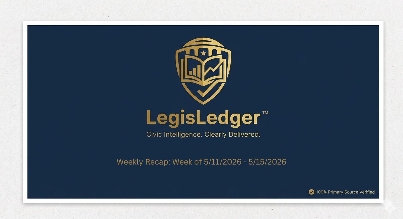 This Week in Congress - May 11, 2026