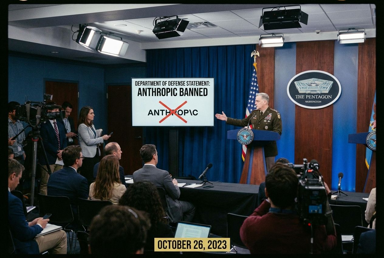 The Pentagon Just Threatenedto Ban Anthropic.Wall Street Is Spiraling.